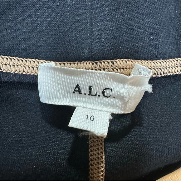 A.L.C Emile Faux Leather High Waist Leggings. Sz: 10 - Picture 5 of 7